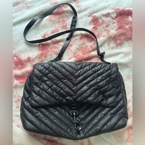 Rebecca Minkoff Black Quilted Shoulder Bag
